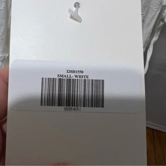 NWT Olia Sundress White Polka Dot Halter Open Back Dress Size Small Flirty - Picture 5 of 10